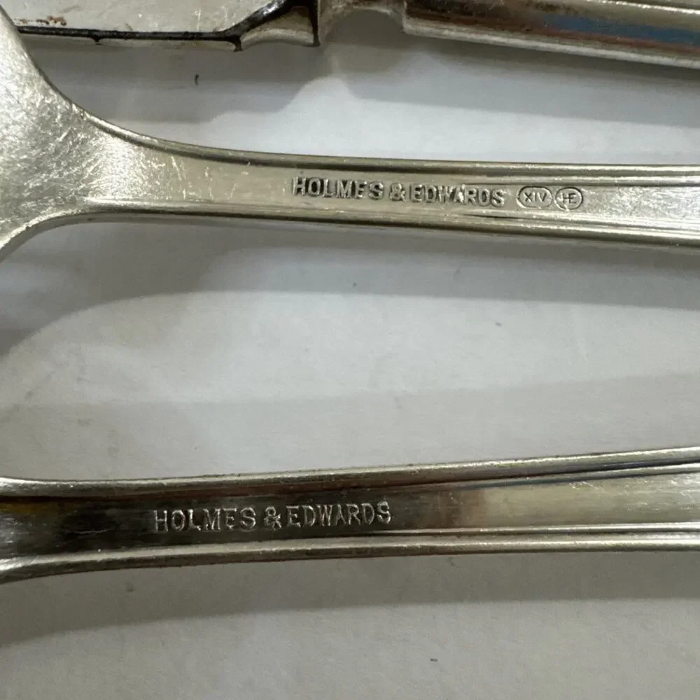 Vintage Holmes and Edwards Inlaid Flatware - Partial Setting - Century Pattern